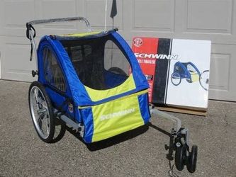Schwinn double bike trailer