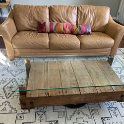 Custom Designed and Made Nutting Cart Coffee Table