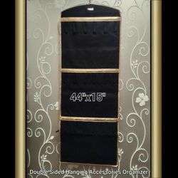 DOUBLE SIDED HANGING ACCESSORIES ORGANIZER 
