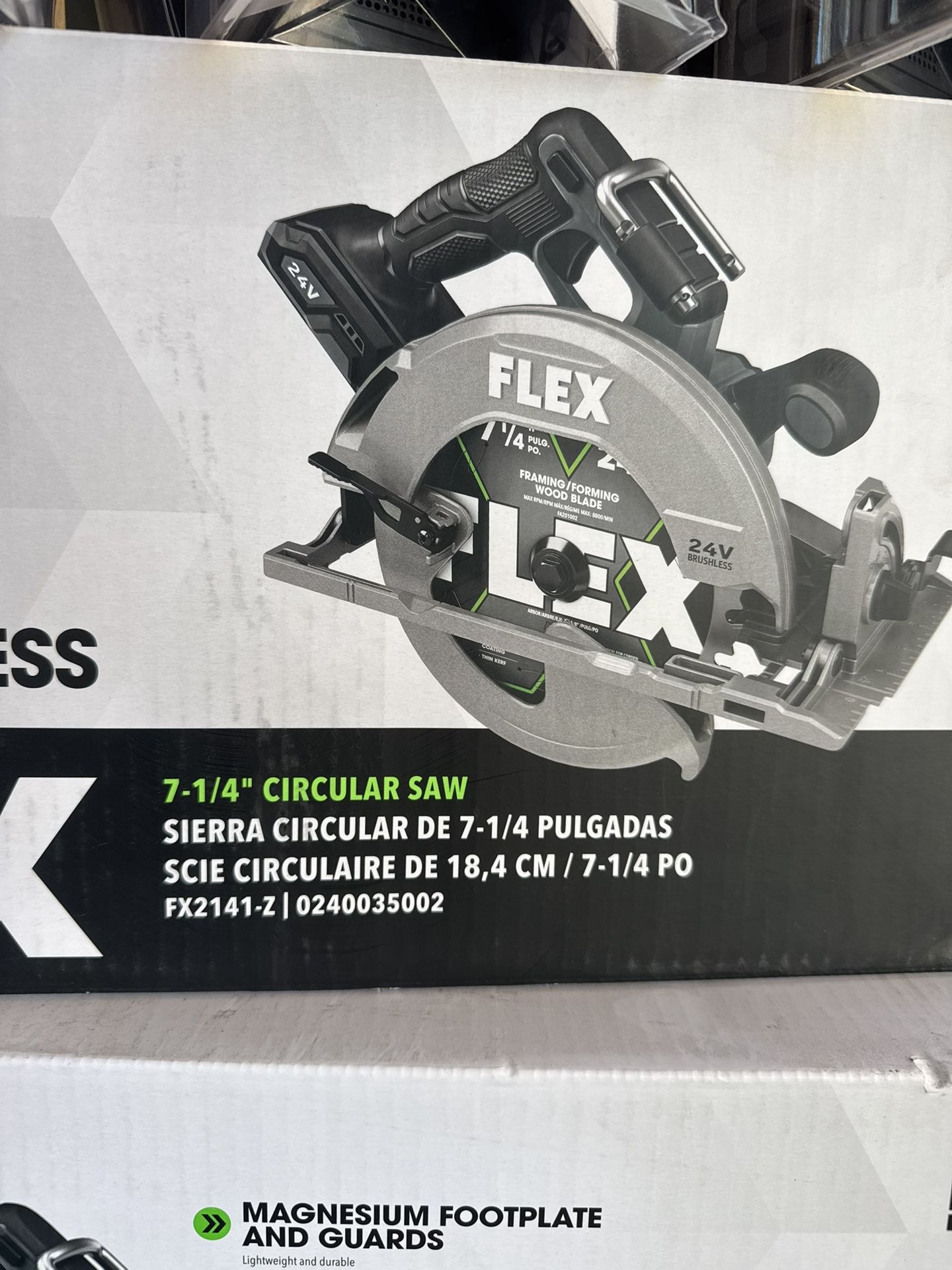 Flex 24V Circular Saw with battery and charger