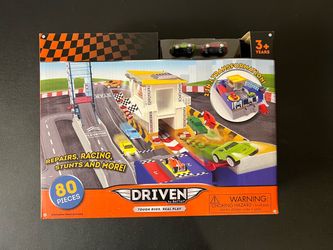 Driven by Battat 80 Piece Mini Race Track Pocket Series Micro Machines New