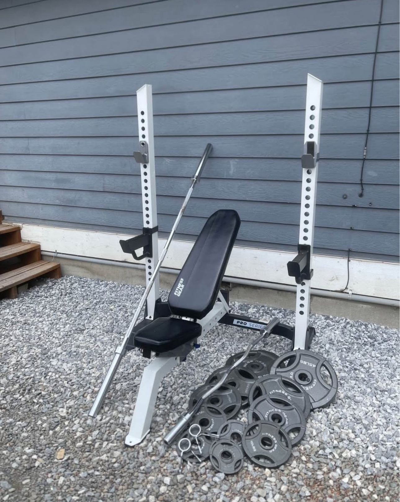 Weight Bench Press With Weights And Bars 