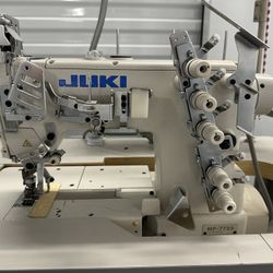 Juki MF 7723 U10-B64 Industrial Sewing Cover stitch Machine. Excellent condition 