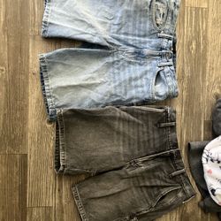 jean shorts jorts  $25 for 2, $+15 for 1