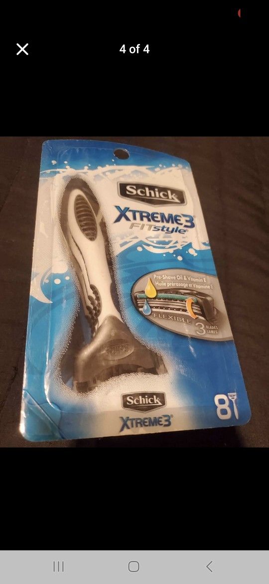 SCHICK EXTREME3 FIT STYLE RAZORS 8 PACK
