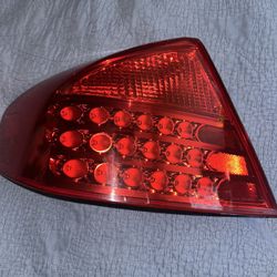 G35 Sedan Driver Side Left Taillight 