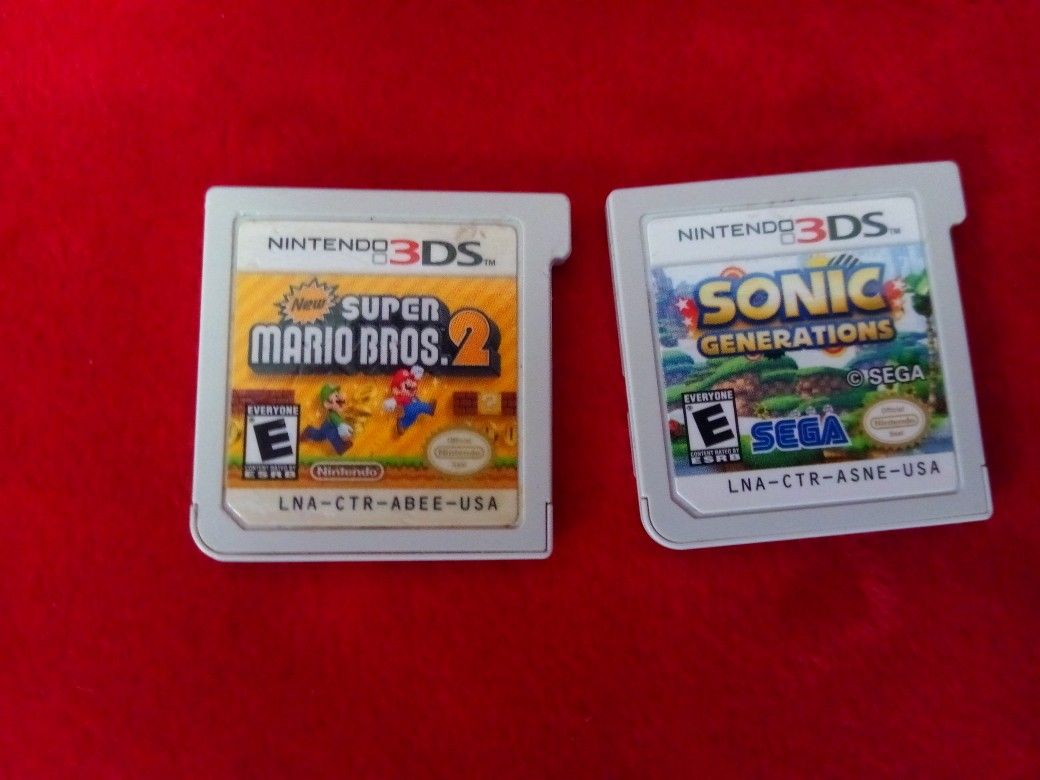 Mario and Sonic for 3ds $20/ each
