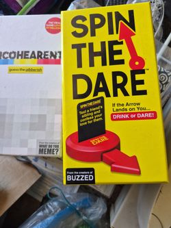 2 boxes games SPIN THE DARE &