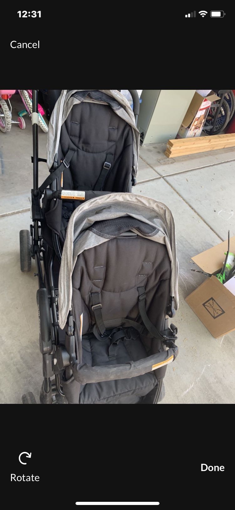 Sit N Stand Double stroller