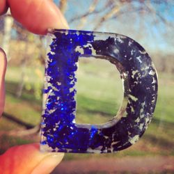 “D” keychain / charm accessory