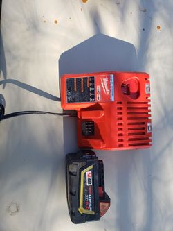 Milwaukee 5.0 Battery and Charger