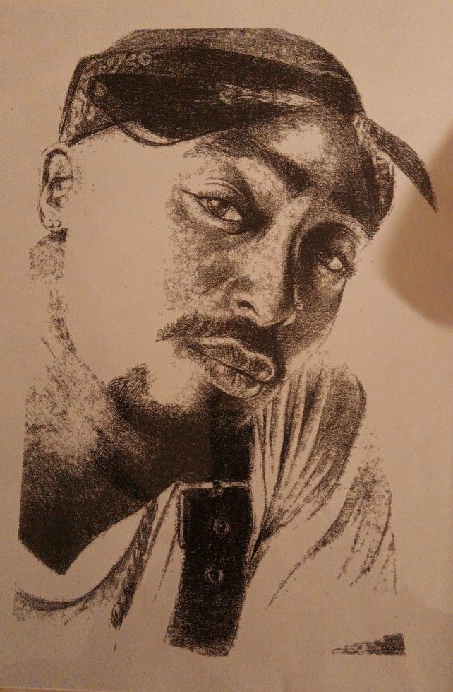Tupac Rapper Vintage Art Prints