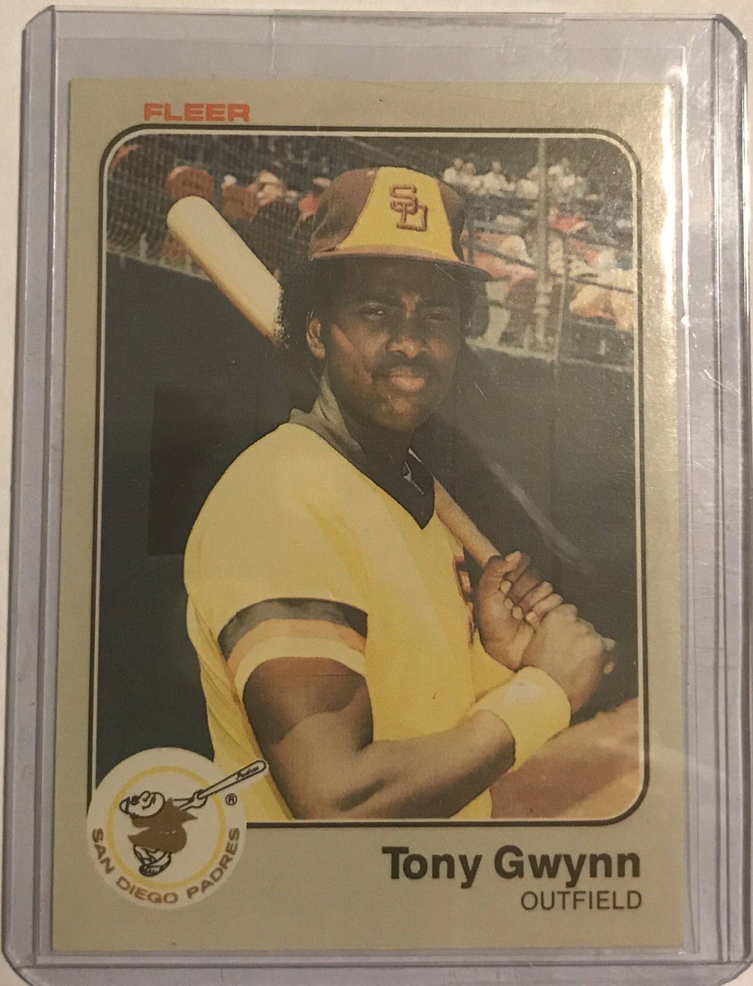 Tony Gwynn Fleer rookie baseball card San Diego padres HOF