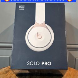 🔥Beats Solo Pro Wireless NC🔥100% Original🔥$180 Firm On Price🔥 New Sealed
