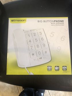 Big button phone with speaker