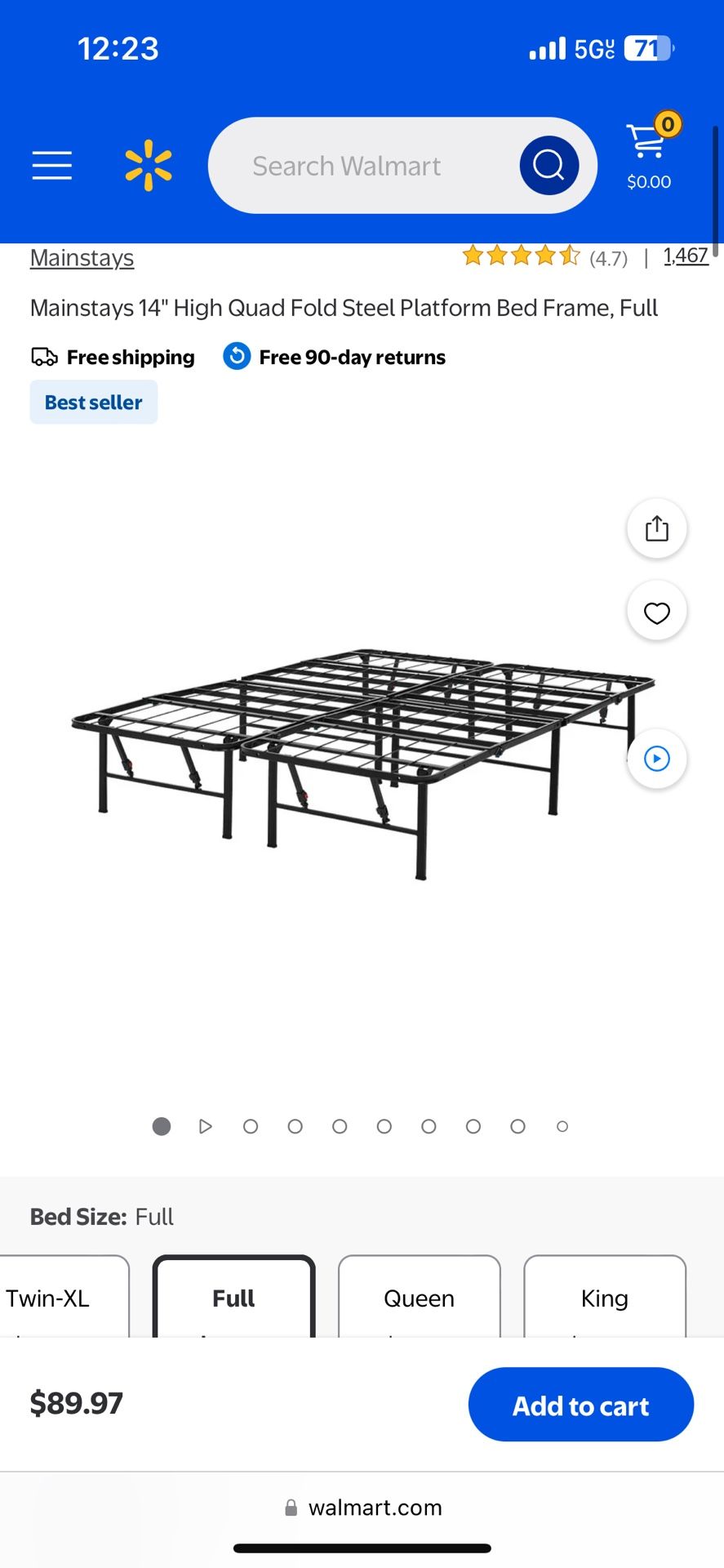 Bed Frame Full Or Twin Size