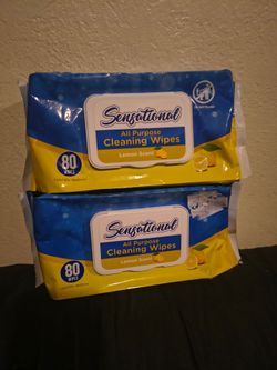Cleaning Wipes lemon scent $4.50 each
