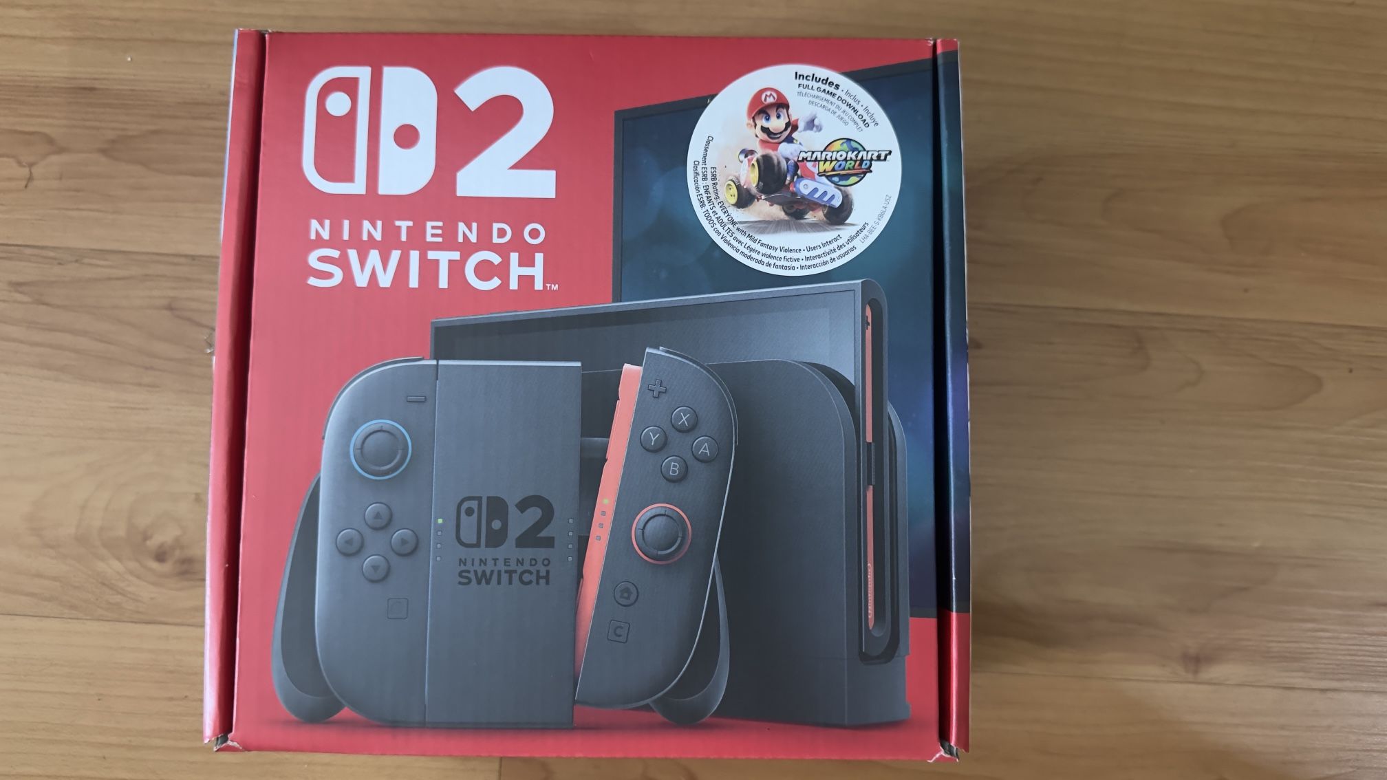 Nintendo Switch 2 Console and Mario Kart World Bundle NEW