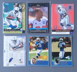 🏈 6 Card Lot - HOF Marvin Harrison Cards