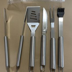 New Bbq Grill Set 5 Pieces 