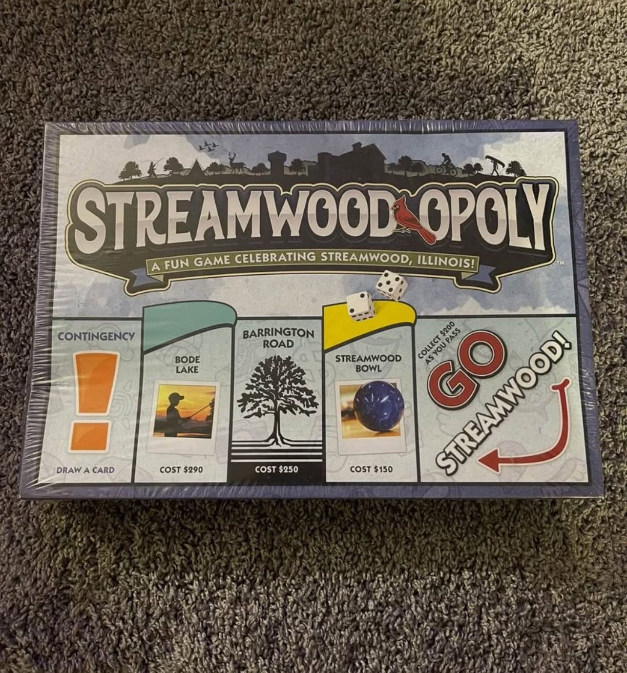 Board Game Streamwood Opoly 