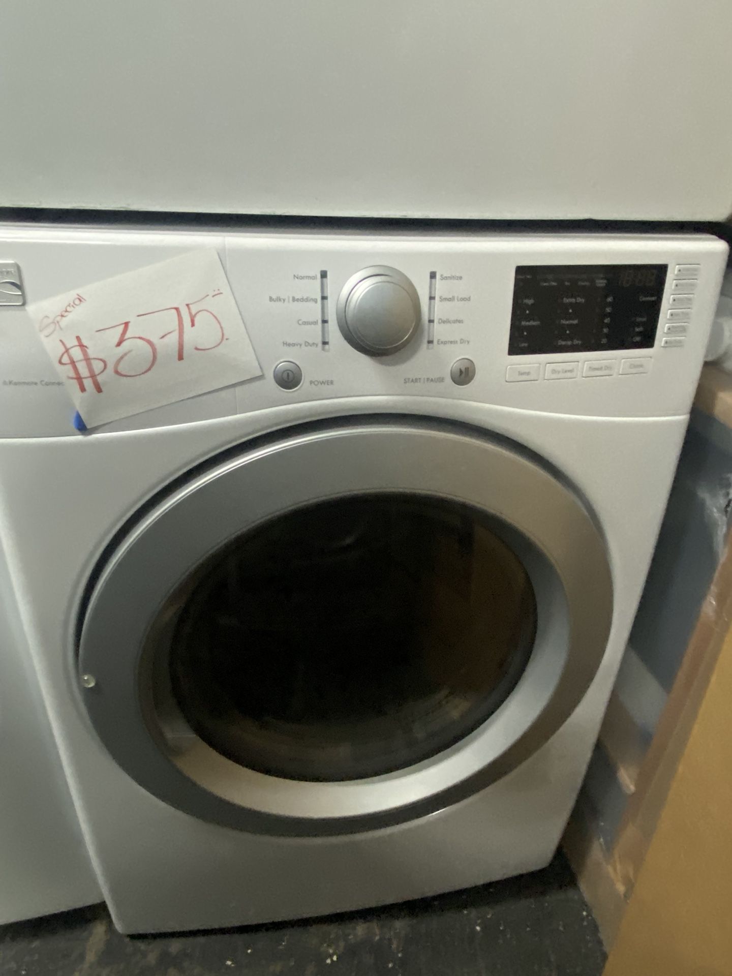 DRYER FRONT DOOR WHITE KENMORE 
