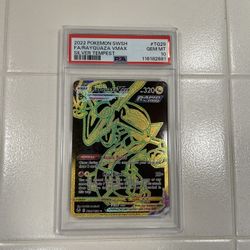 PSA 10 Rayquaza Vmax TG29/TG30 Pokemon Silver Tempest Holo Full Art Graded Card