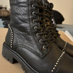 Aldo Studded Combat Boots