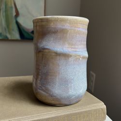 Handcrafted Accent Vase ( H6.5” D4.5” ) firm on price 