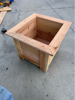 Hand made Cedar planter box