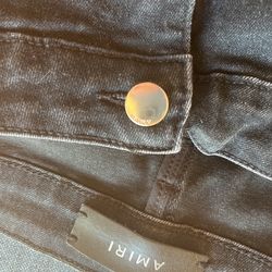 Black And White Amiri Jeans