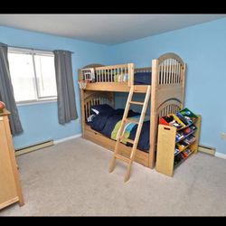 Solid Wood Bunk Bed