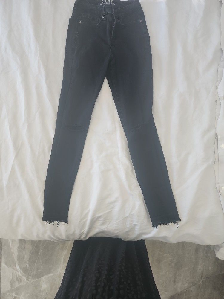 DKNY Ludlow High Rise Skinny Jeans Size 24