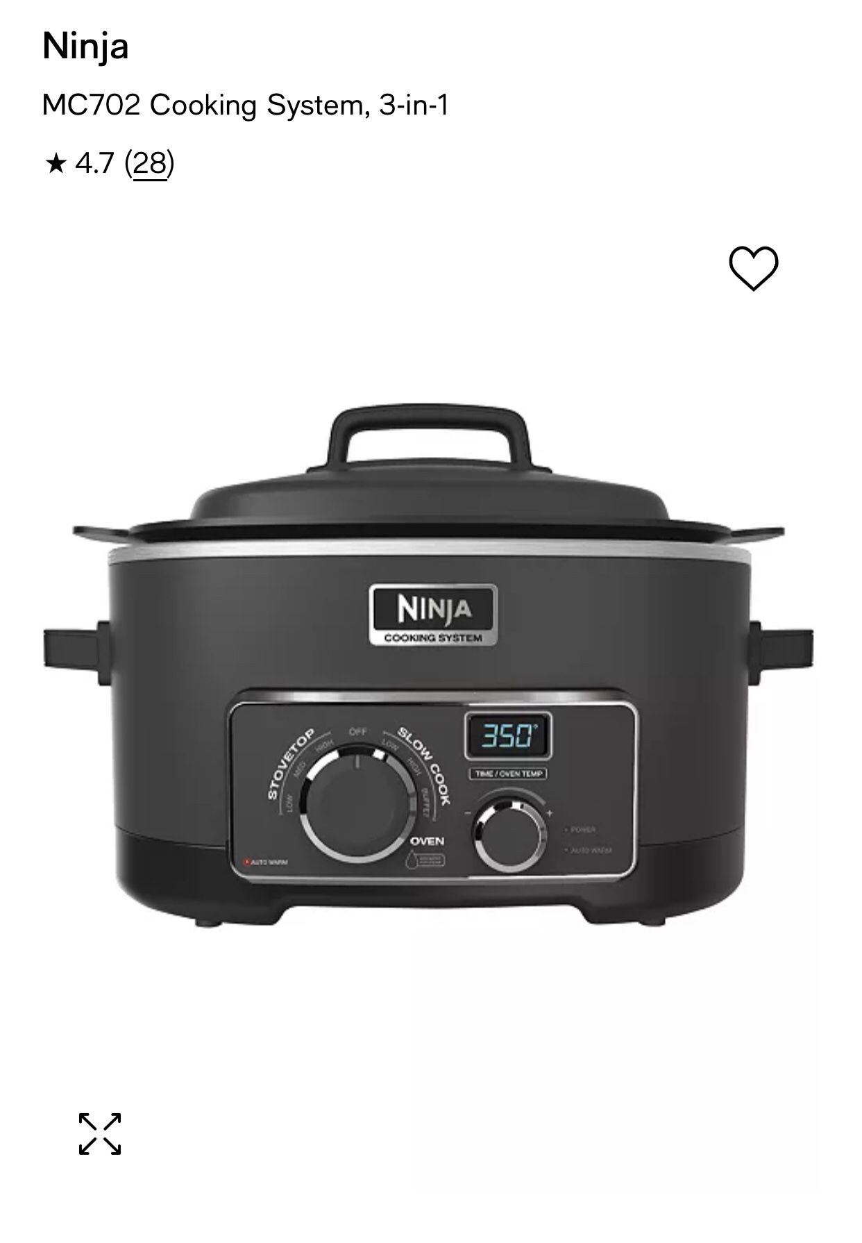 Ninja 3-in-1 Cooking System