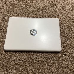 White HP Computer 