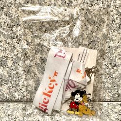 Disney Magic Key Holders 2025 Exclusive Pin Lanyard Mickey and Pluto Disneyland