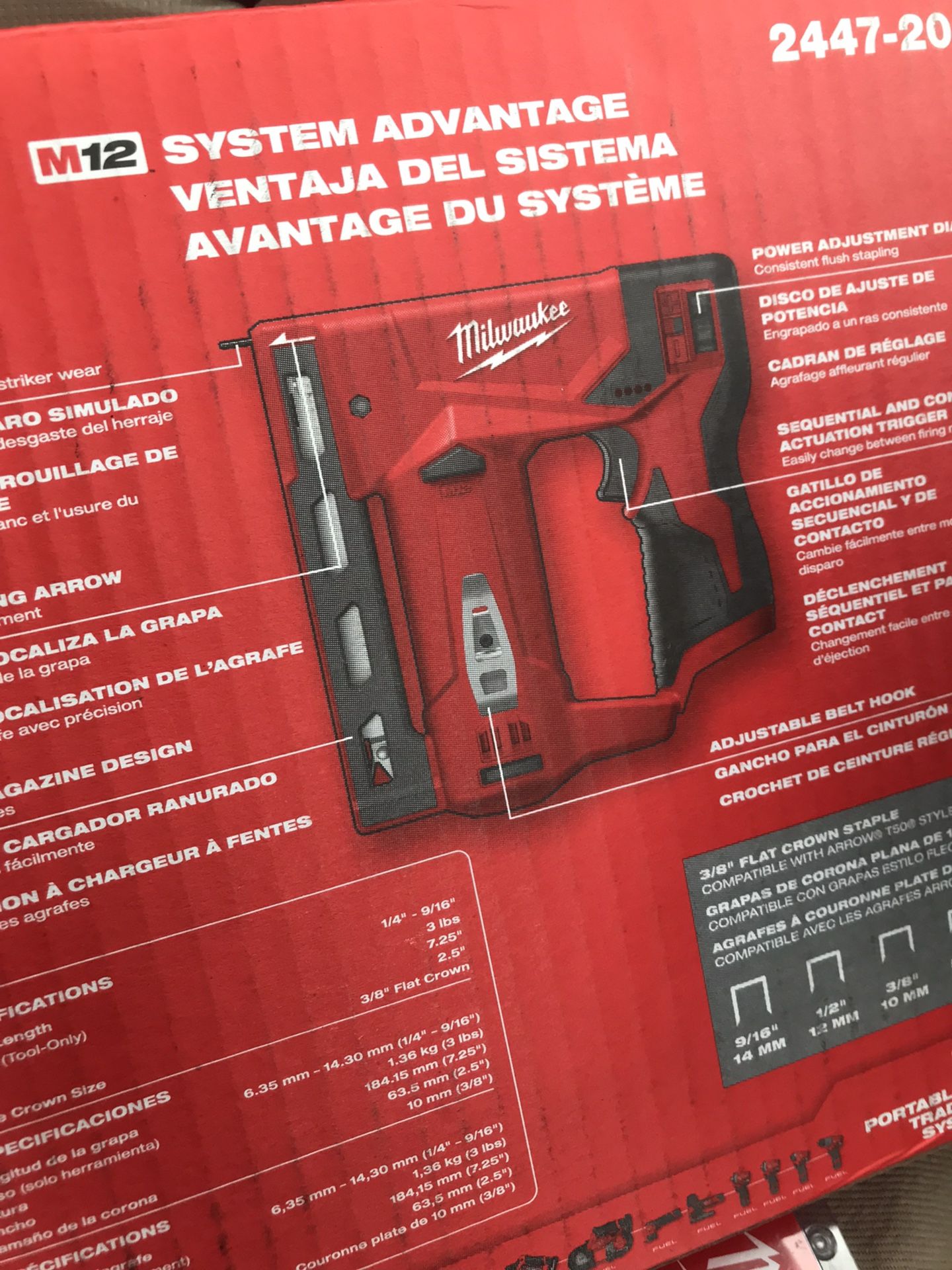 Milwaukee Nail Gun Stapler 