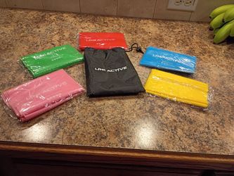 LINK ACTIVE Resistance Bands Set with Carry Bag-NEW Info 👇