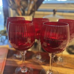 Red Wine Glasses (5)