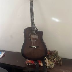 Donner Acoustic Electric Guitar Full Size with Amplifier