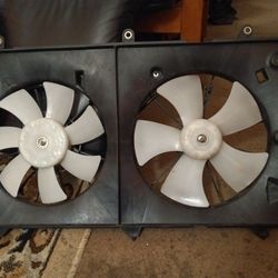 2003-07 Honda Accord Radiator Fans With Shroud