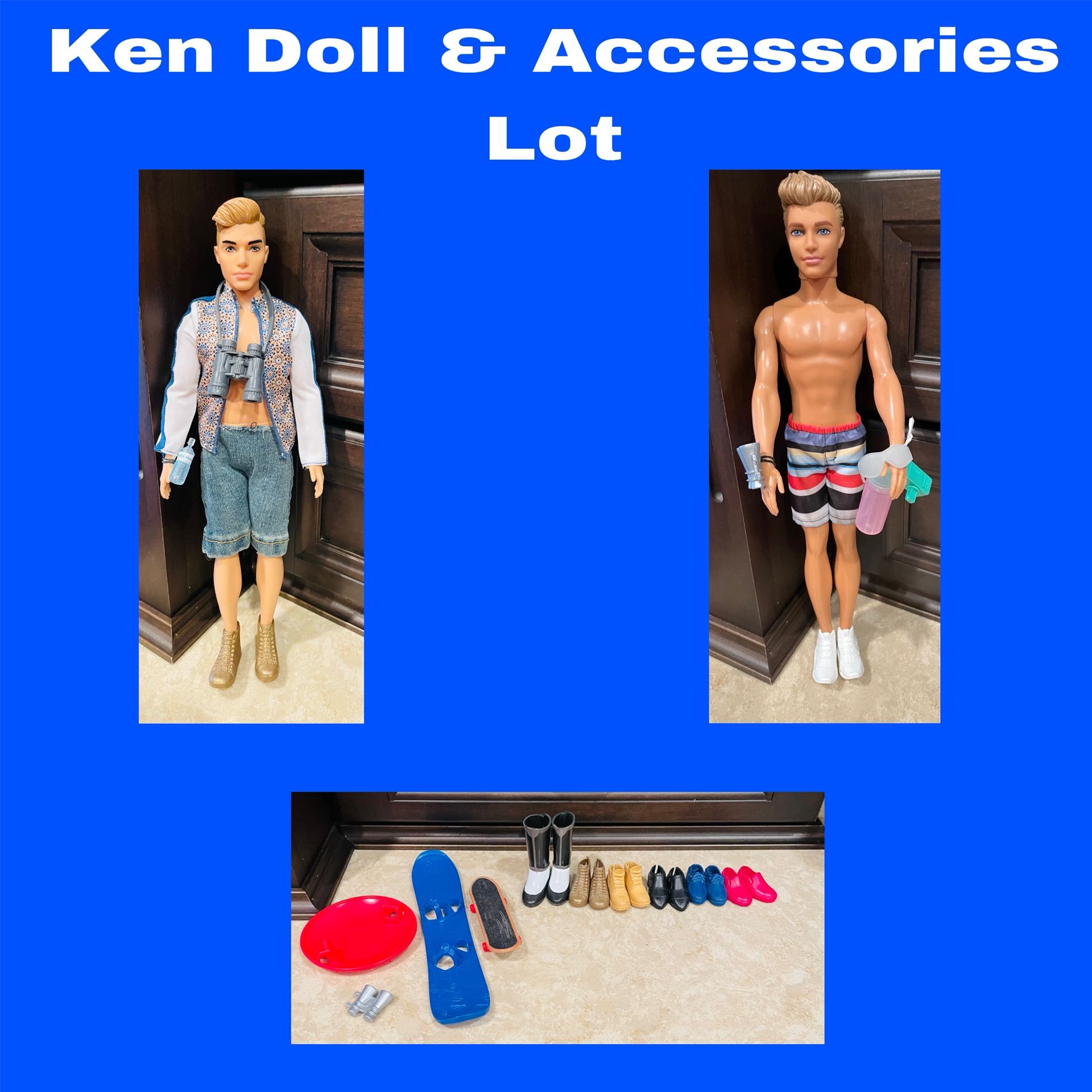 Ken Dolls & Accessories Lot