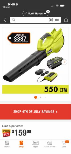 Ryobi leaf blower