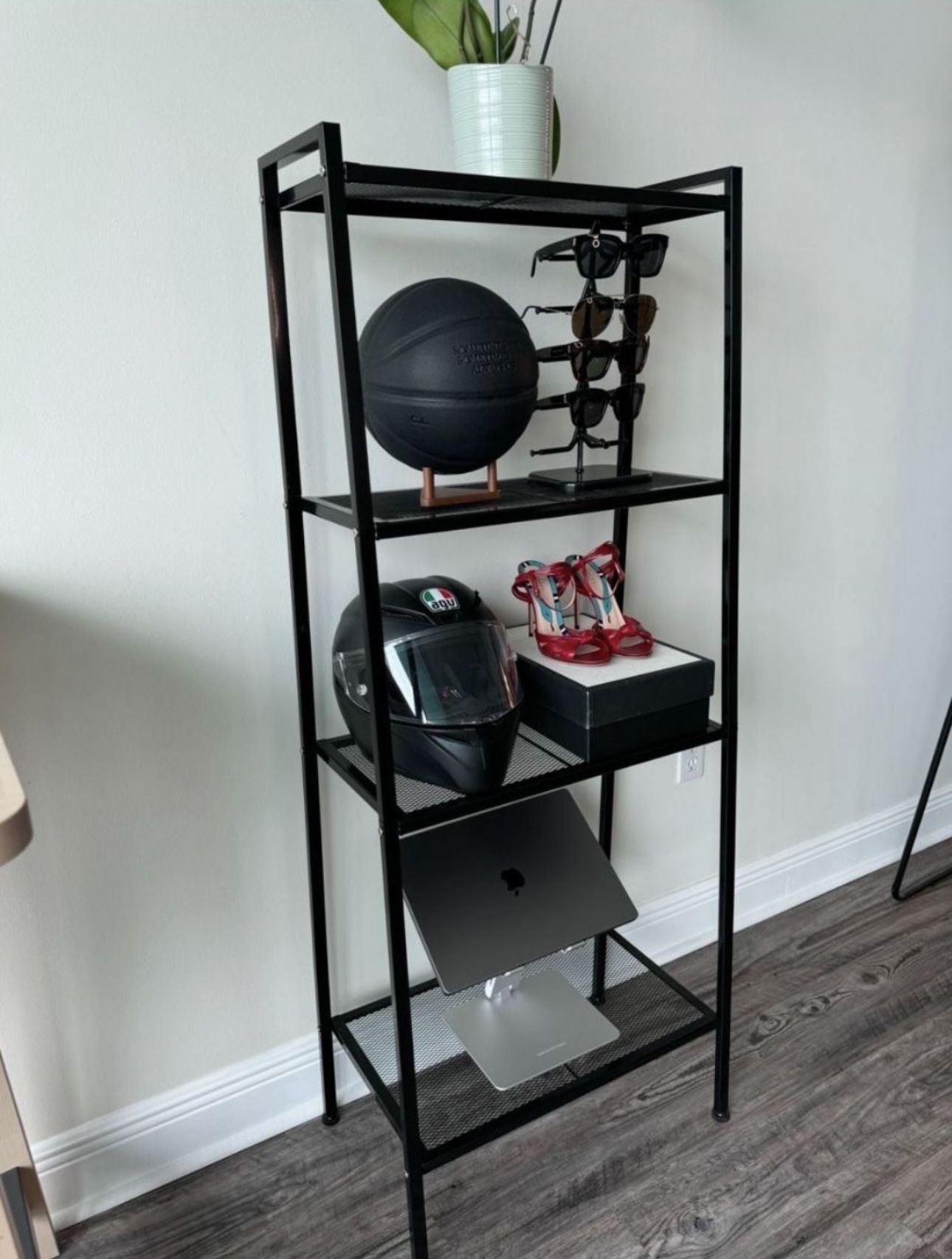 Metal Black Shelf Organizer