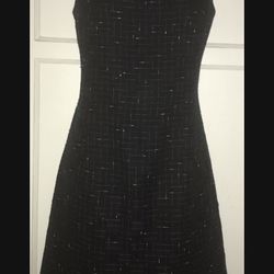 New Ann Taylor black workwear sleeveless lined dress women size 2