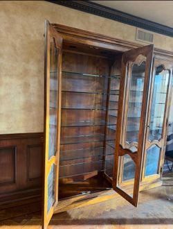 Vintage 100% wood wall unit