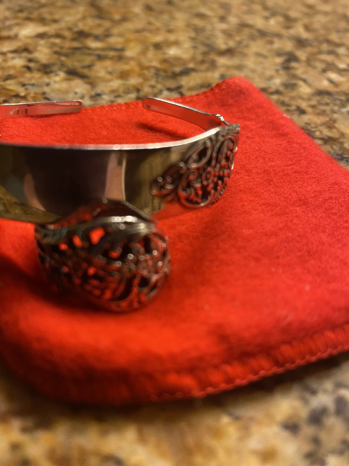 Reed And Barton Silver Bracelet With Matching Ring
