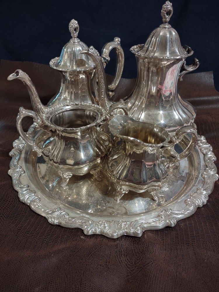 Antique Silver plated Tea & Coffee Set