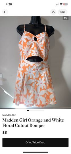 Women’s Romper by Madden NWT Size Medium 7-9 o