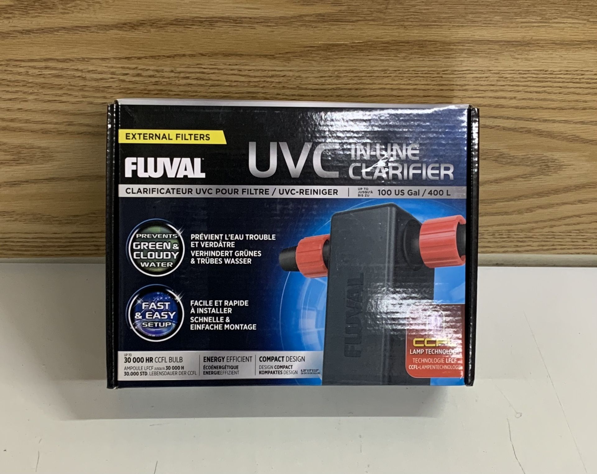 Fluval 100 US Gal External Filter UVC In-Line Clarifier A203